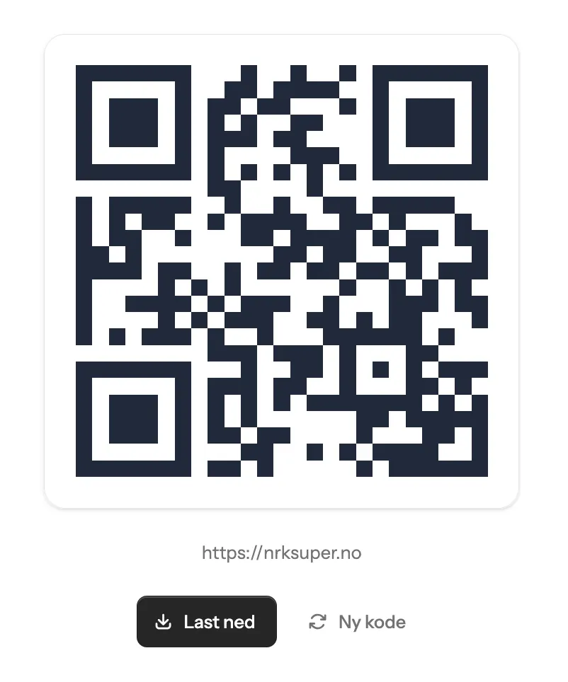 QR-kode for klasserommet